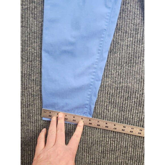 Talbots Blue The Weekender Cotton Stretch Mid Rise Chino Pants 6P (31x27) - Picture 2 of 7